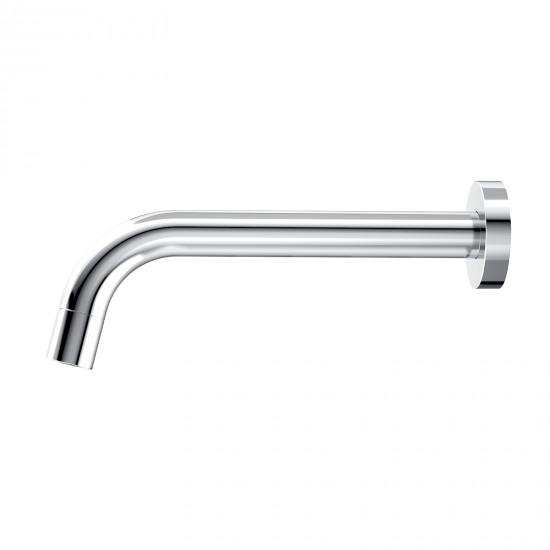 Aquatica All Pressures Saluto Shower Mixer With Round Bath Spout Chrome Set